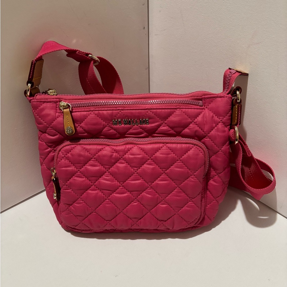 MZ Wallace Raspberry Metro Scout Crossbody Deluxe - Picture 2 of 14
